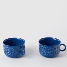 Görseli Galeri görüntüleyiciye yükleyin, Justine Kulplu Cappuccino Fincanı, Lacivert