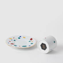 Görseli Galeri görüntüleyiciye yükleyin, Çini Kahve Fincanı ve Tabağı