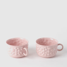 Görseli Galeri görüntüleyiciye yükleyin, Justine Kulplu Cappuccino Fincanı, Pembe
