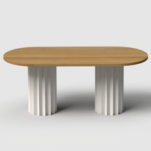 Görseli Galeri görüntüleyiciye yükleyin, Volume Oval Yemek Masası, Beyaz